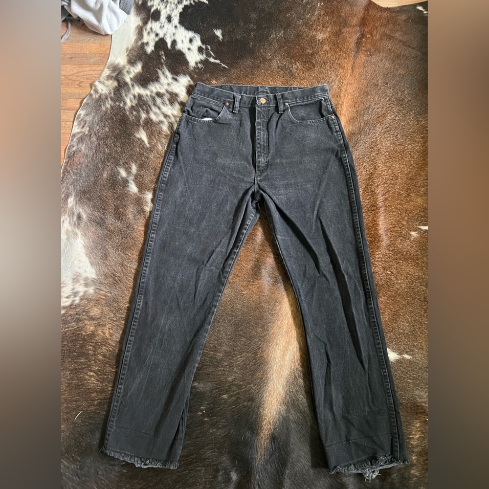 Wrangler Women's High Rise Jeans - Black